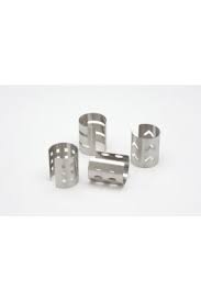 Serviettenring Edelstahl - Set 4 Stck